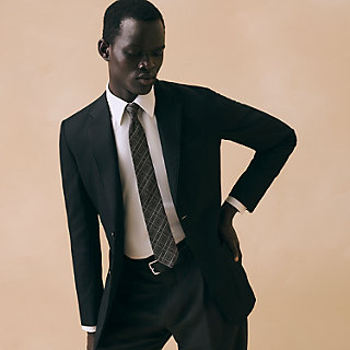 シルクタイ 7 cm 《ミクロ・Hタータン》 | Hermès - エルメス-公式サイト